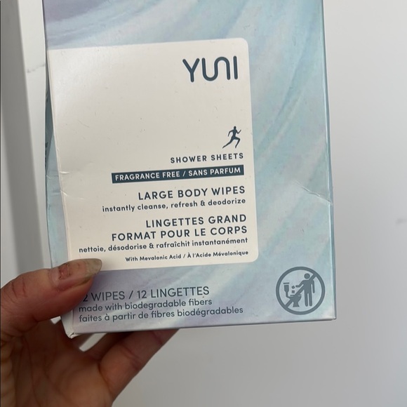 Shower Sheets LARGE BODY WIPES 12x10 natural biodegradable body wipes - Picture 1 of 3